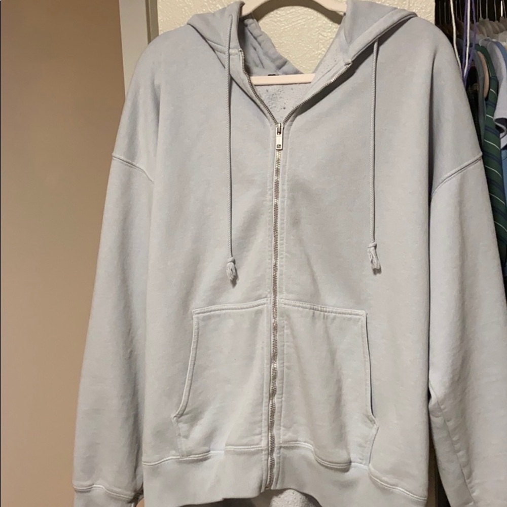 Brandy Melville Light Blue Christy Hoodie